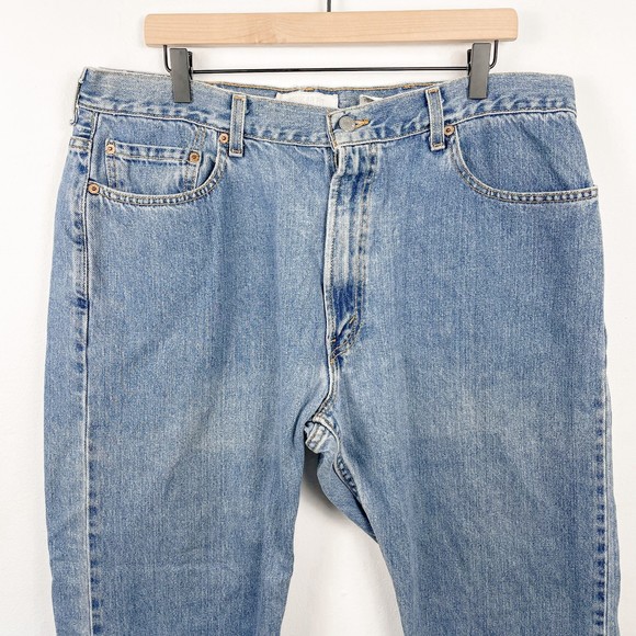 Vintage Levi's 505 Regular Fit Red Tab Made in USA Denim Jeans 40 x 30 - Picture 3 of 5